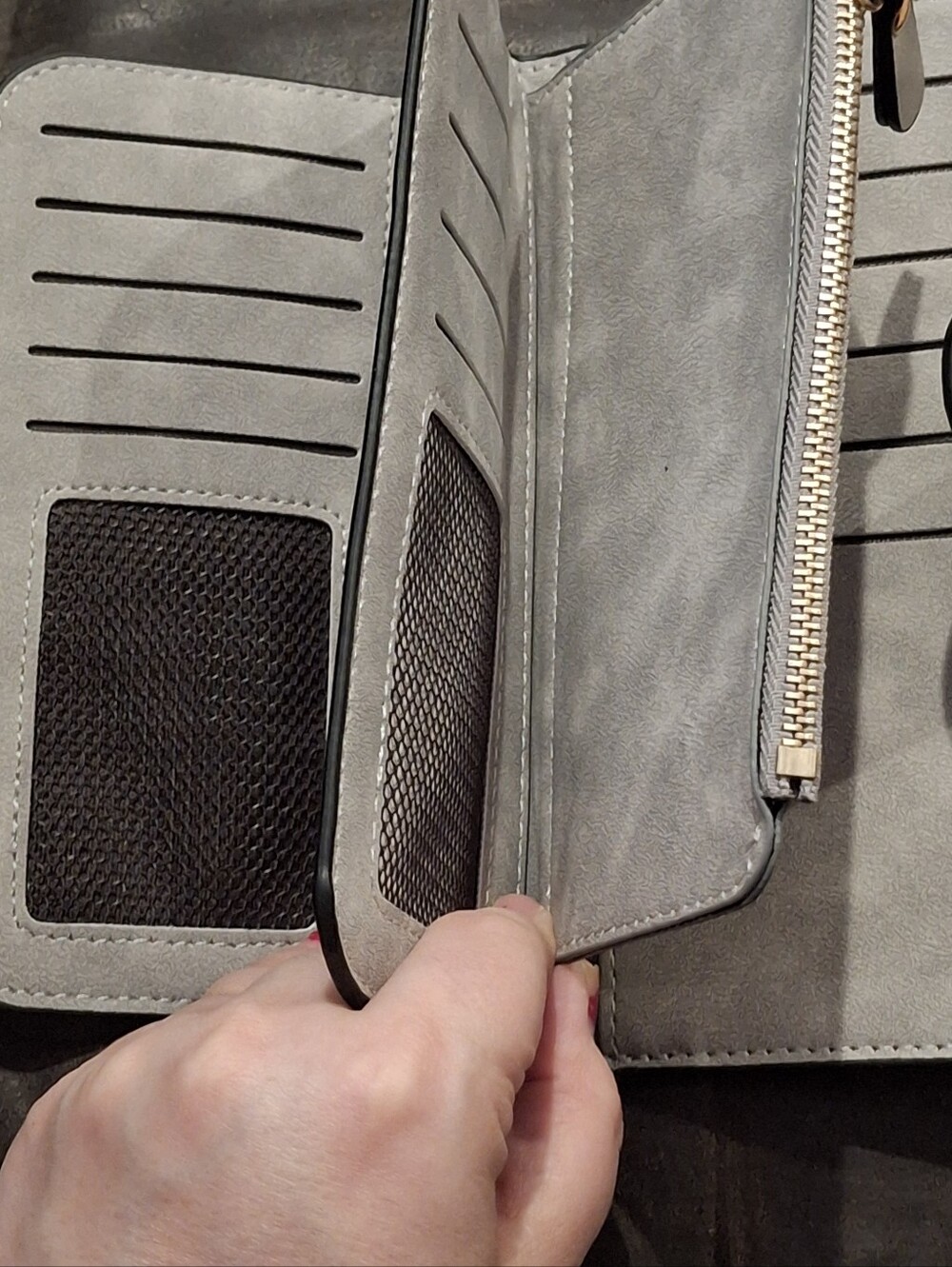 Colorful Mickey Mouse Grey Long Wallet - Picture 4 of 7